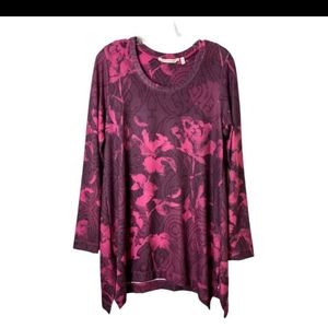 Soft surroundings floral sweater
